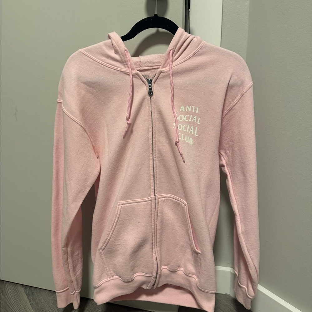 Anti social social club zip up size SMALL